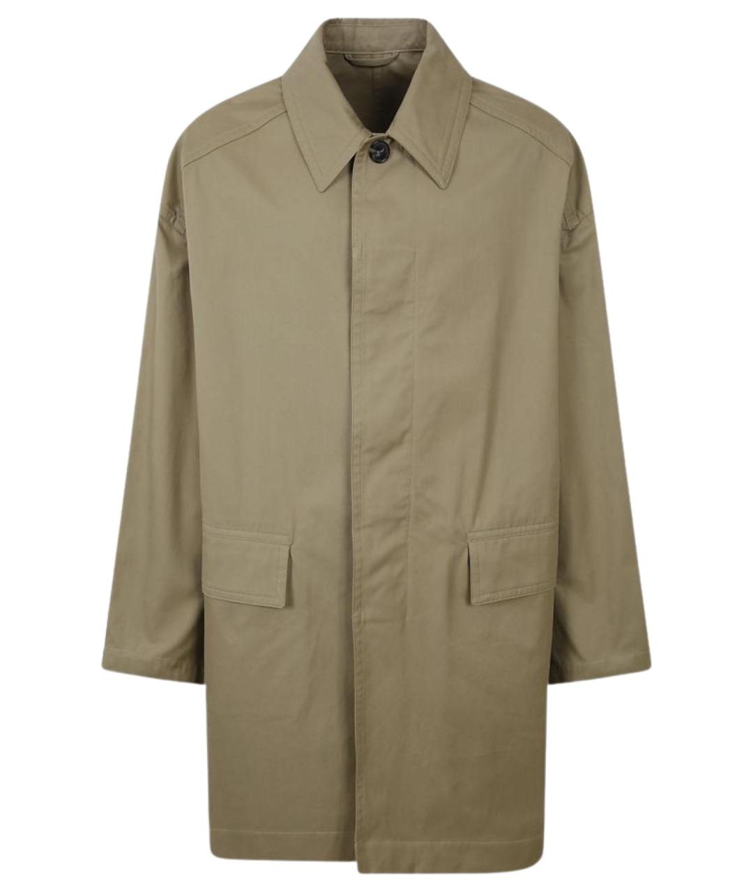 DRIES VAN NOTEN Бежевый хлопковый тренч / плащ, фото 1