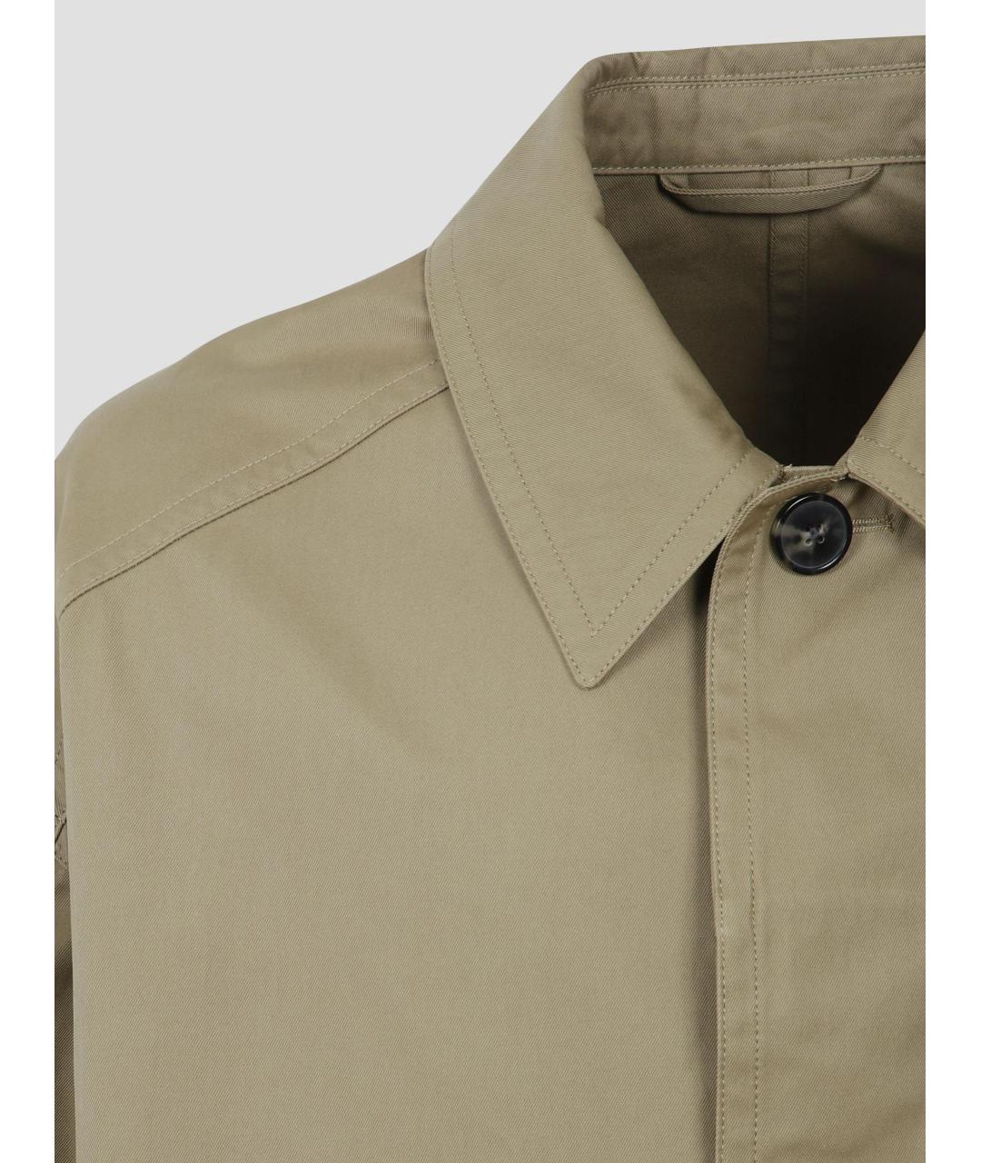 DRIES VAN NOTEN Бежевый хлопковый тренч / плащ, фото 3