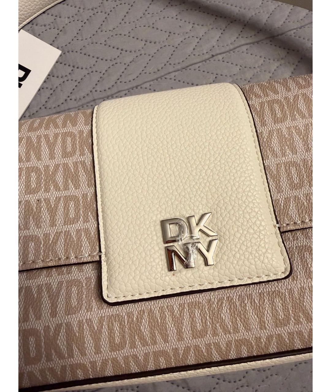 DKNY Бежевая сумка через плечо, фото 3