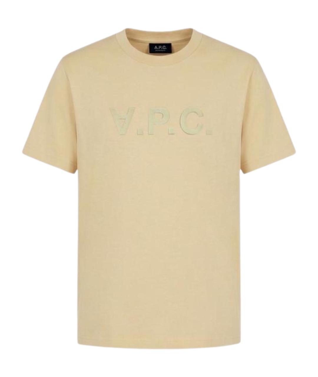 A.P.C. Хлопковая футболка, фото 1