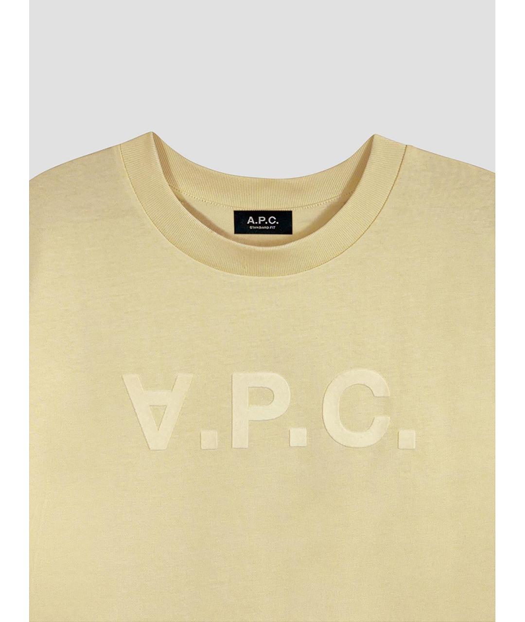 A.P.C. Хлопковая футболка, фото 3