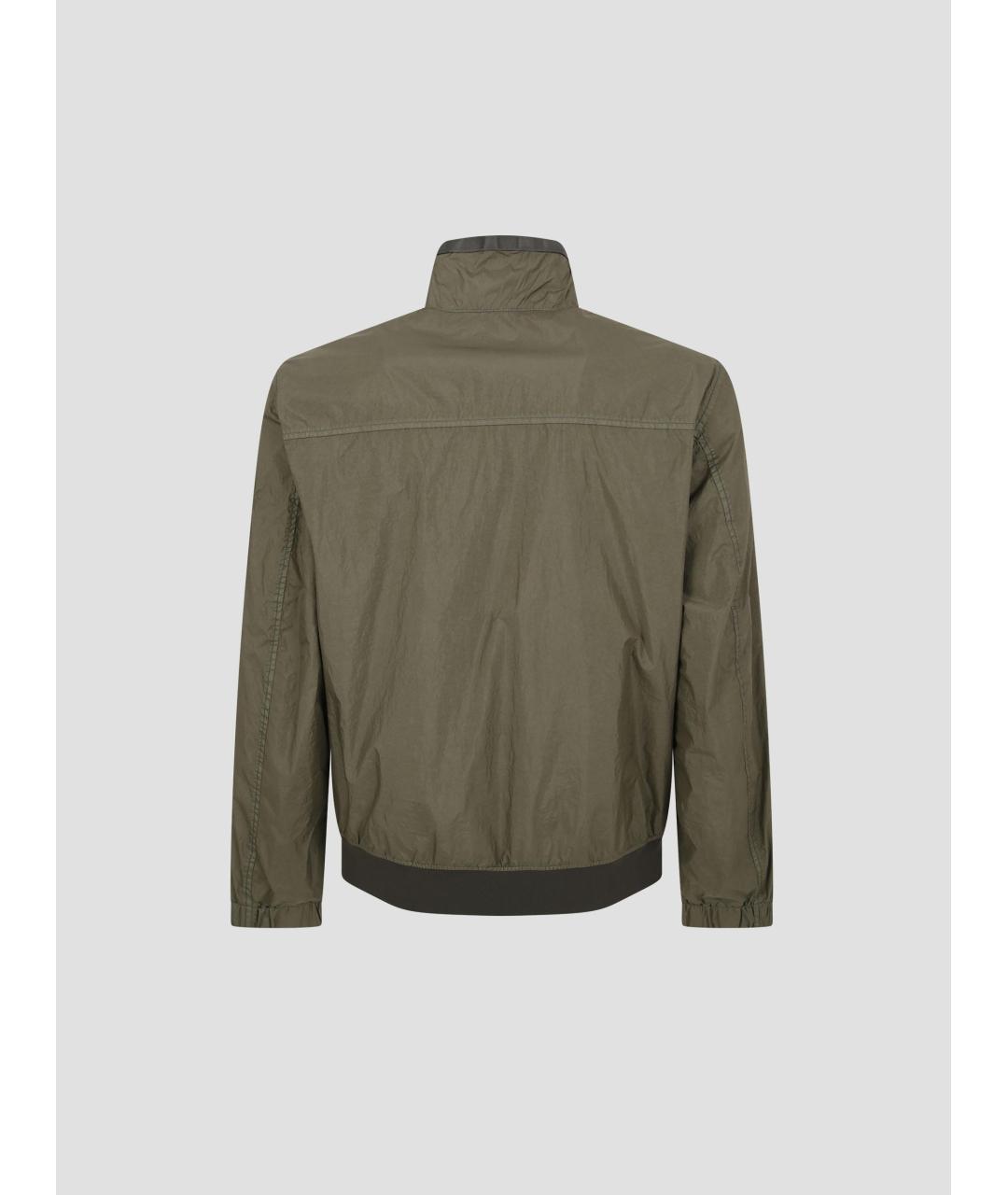 STONE ISLAND Хаки полиамидовая куртка, фото 2