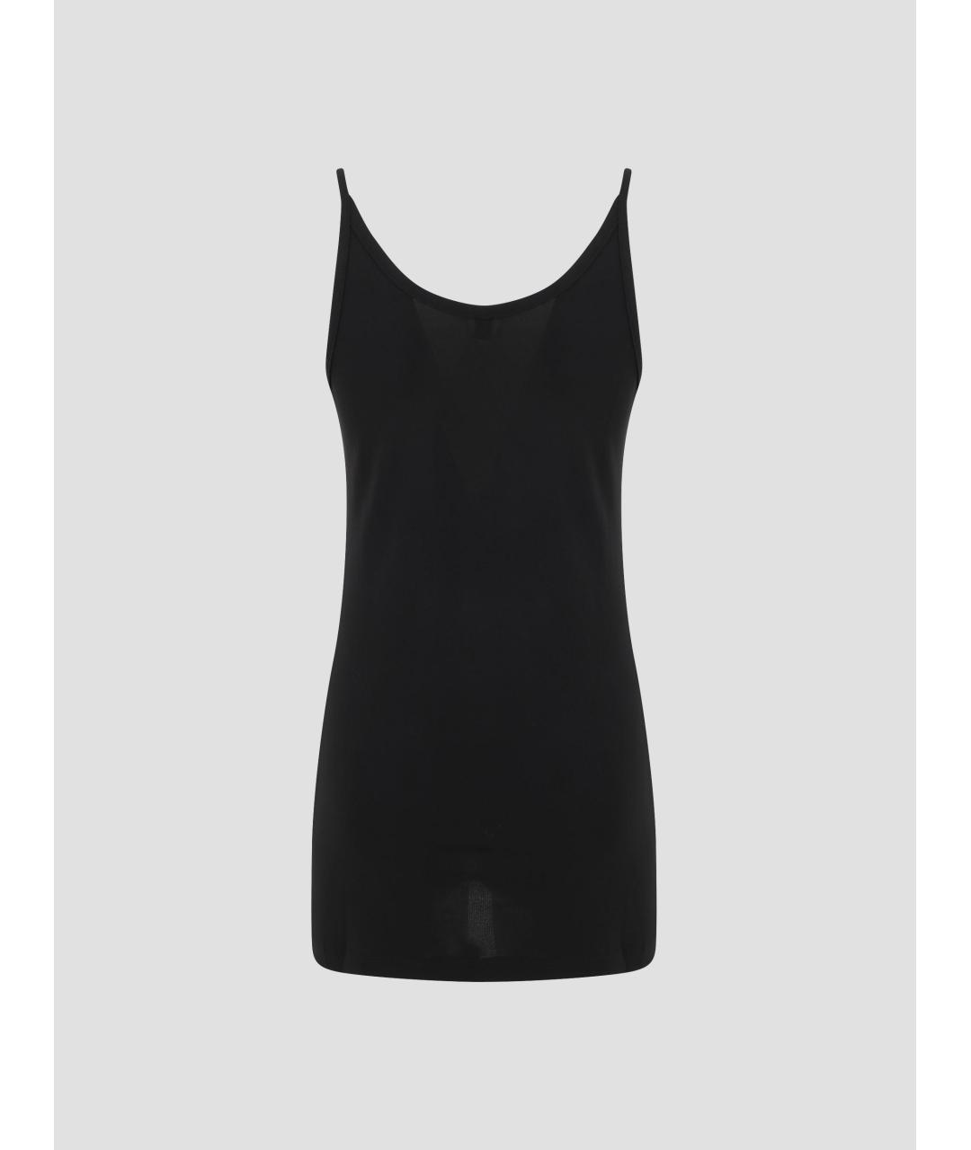 TOTEME Черная вискозная майка, фото 2