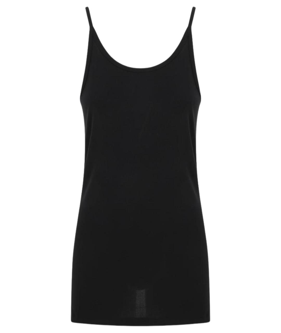 TOTEME Черная вискозная майка, фото 1