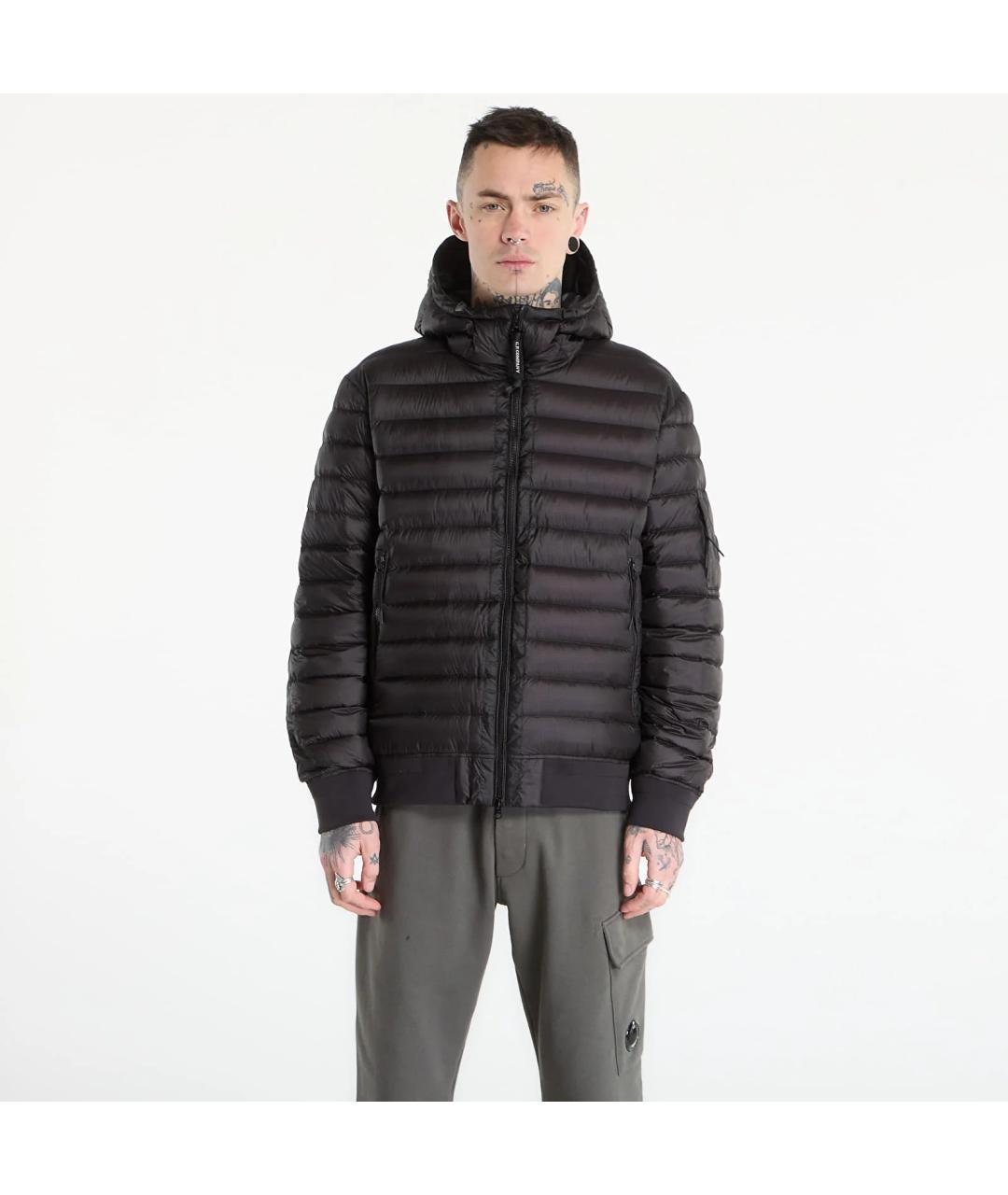 CP COMPANY Черная полиэстеровая куртка, фото 5