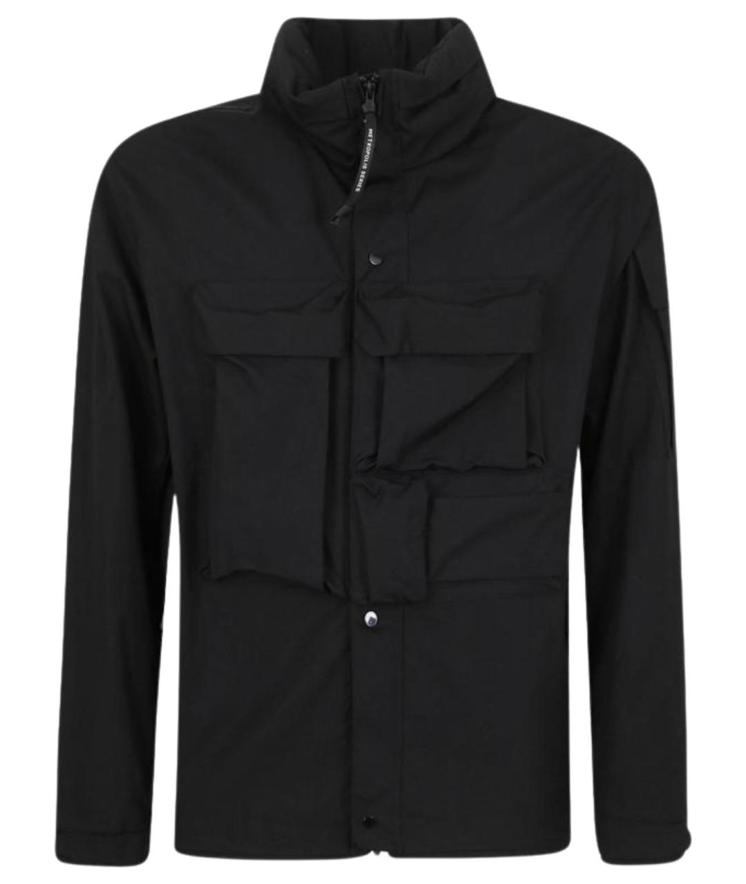 CP COMPANY Черная хлопковая куртка, фото 1