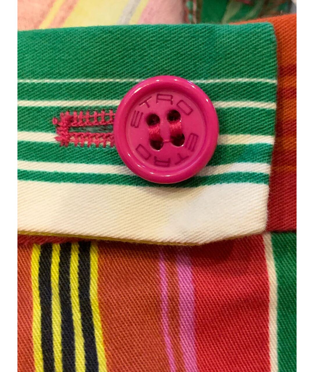 ETRO Мульти прямые брюки, фото 4