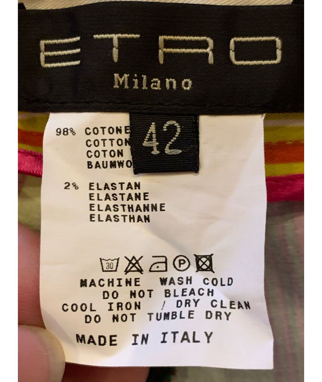 ETRO Мульти прямые брюки, фото 3