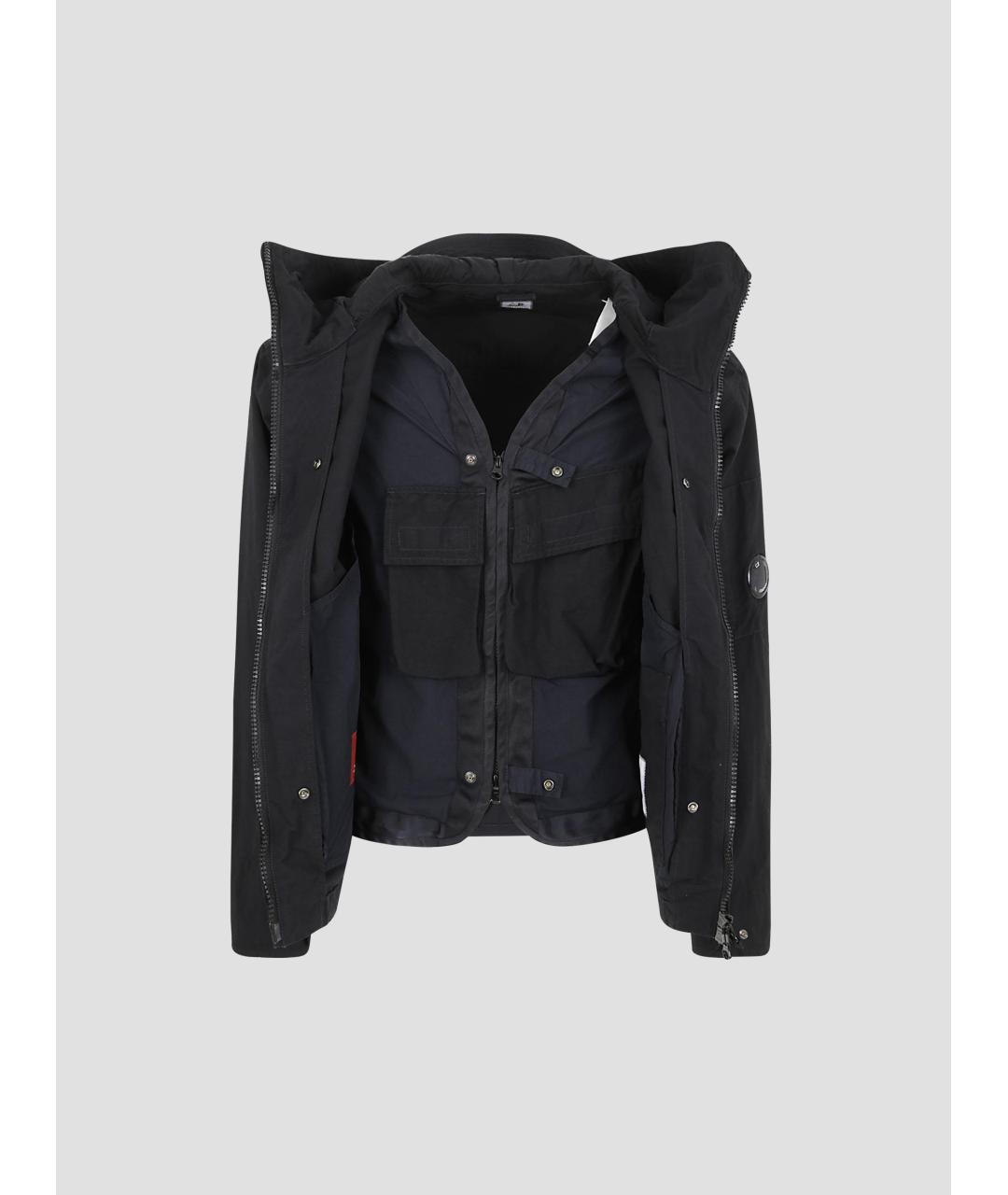 CP COMPANY Черная полиамидовая куртка, фото 3