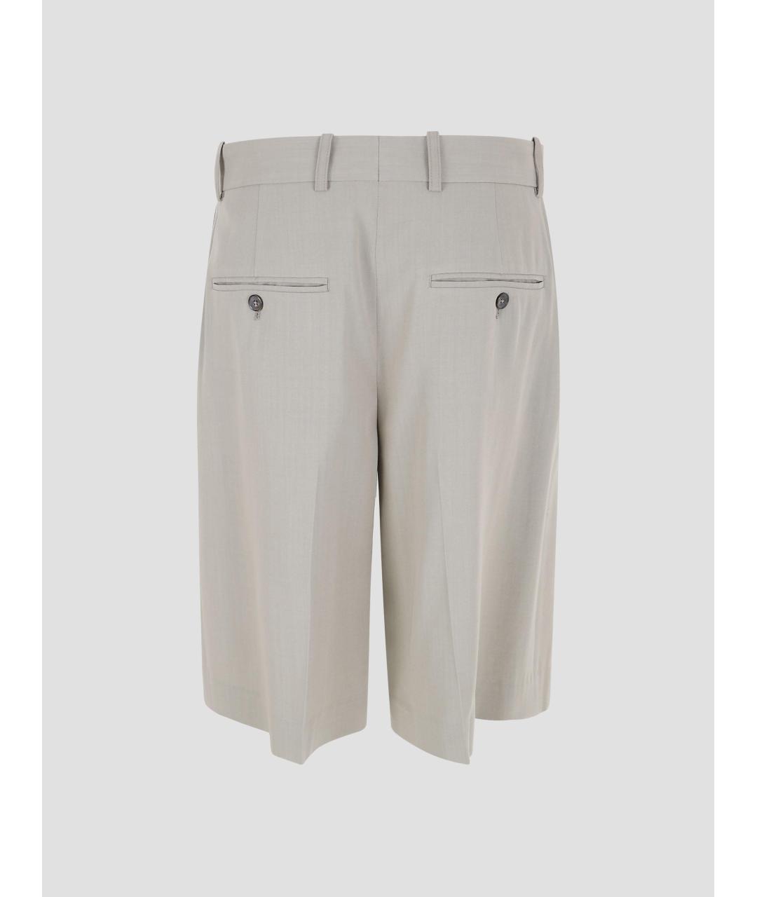 TOTEME Бежевые вискозные шорты, фото 2