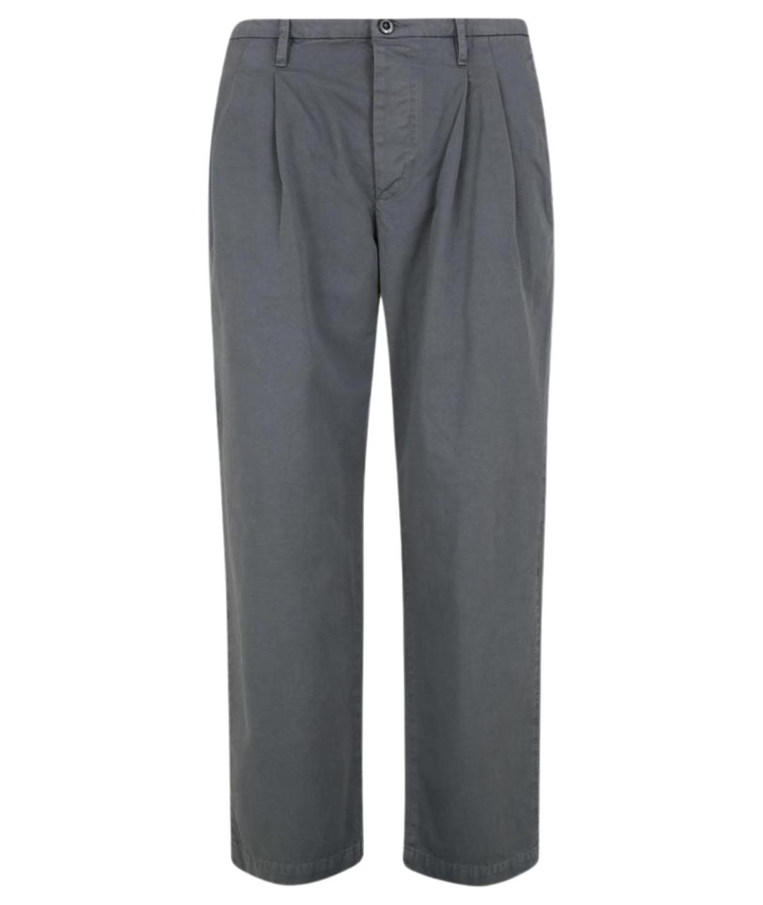 CP COMPANY Серые хлопковые повседневные брюки, фото 1