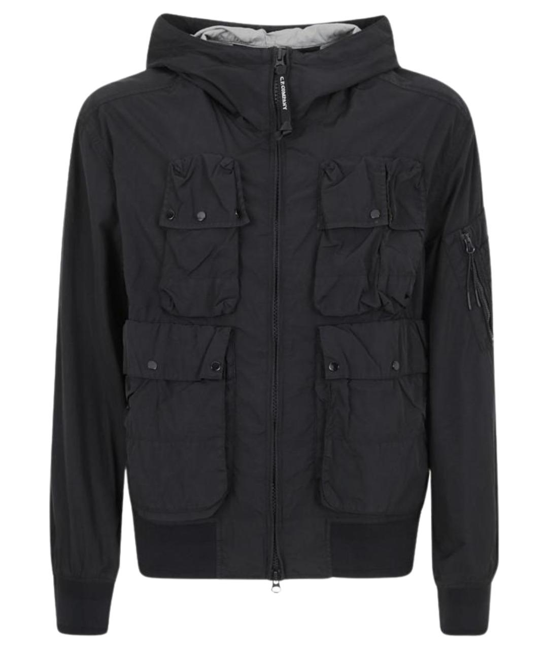 CP COMPANY Черная полиамидовая куртка, фото 1