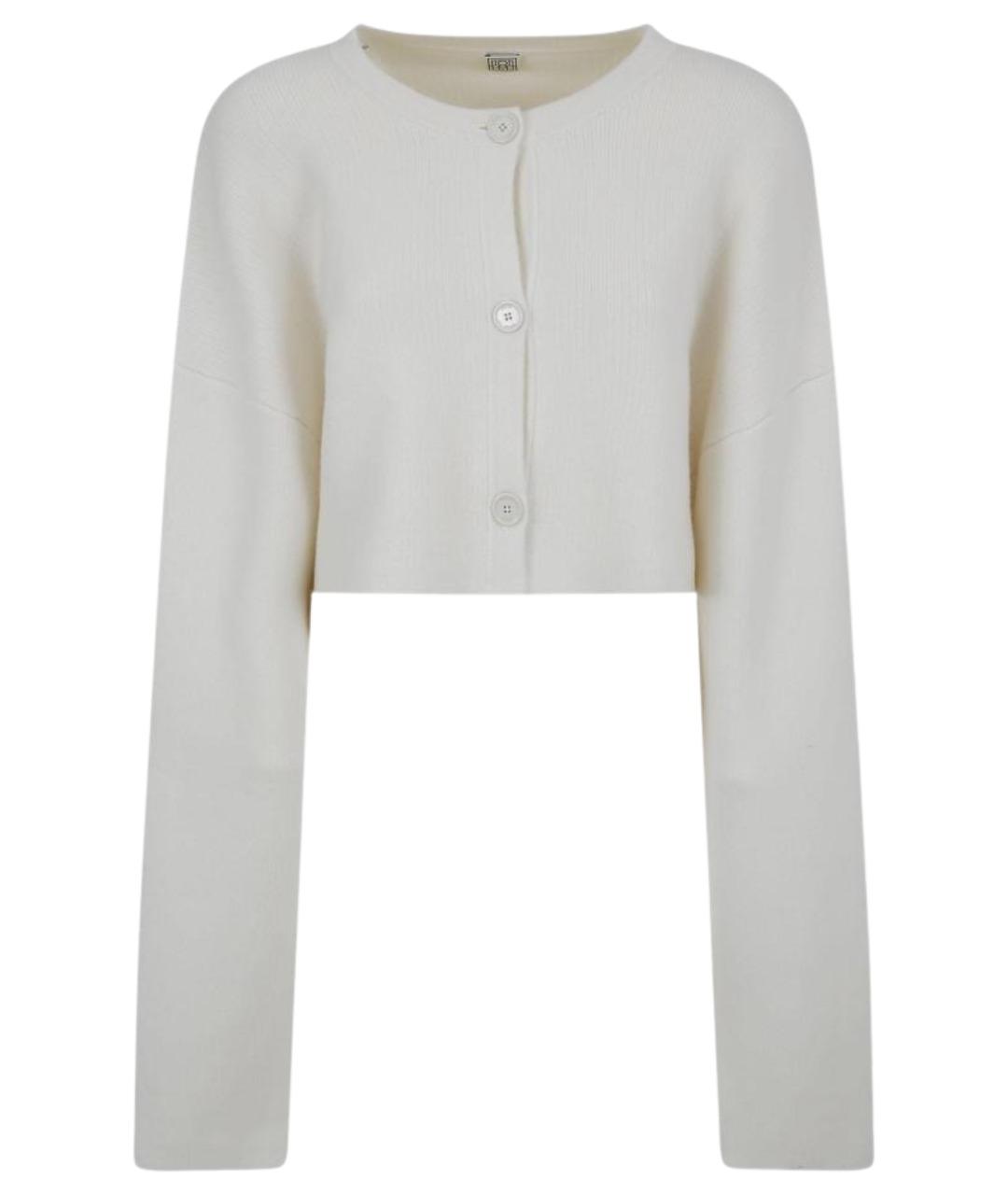 TOTEME Белый шерстяной кардиган, фото 1