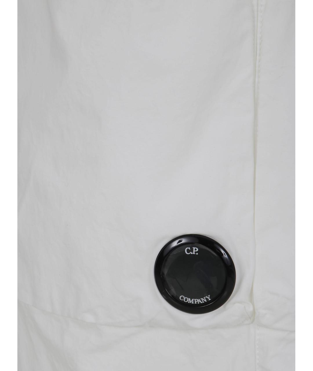CP COMPANY Белые хлопковые повседневные брюки, фото 3