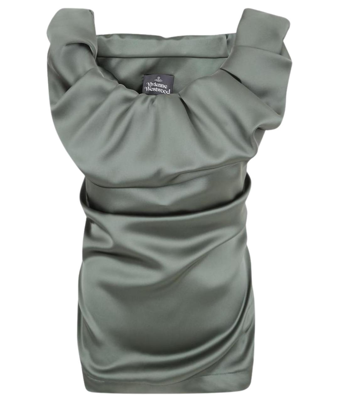 VIVIENNE WESTWOOD Зеленая полиэстеровая блузы, фото 1