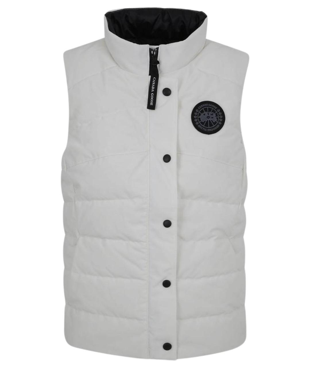 CANADA GOOSE Белый полиэстеровый жилет, фото 1