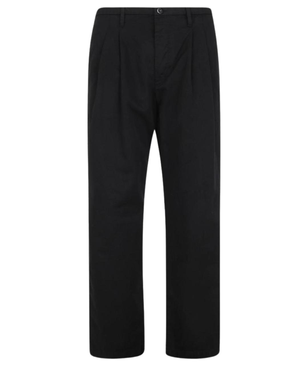 CP COMPANY Черные хлопковые повседневные брюки, фото 1