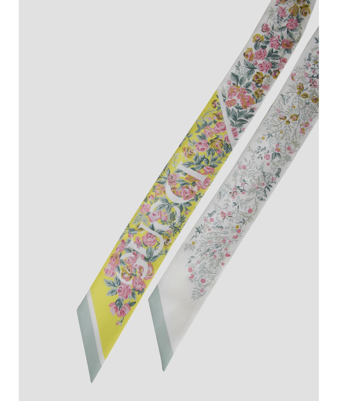 GUCCI Мульти шелковый шарф, фото 4