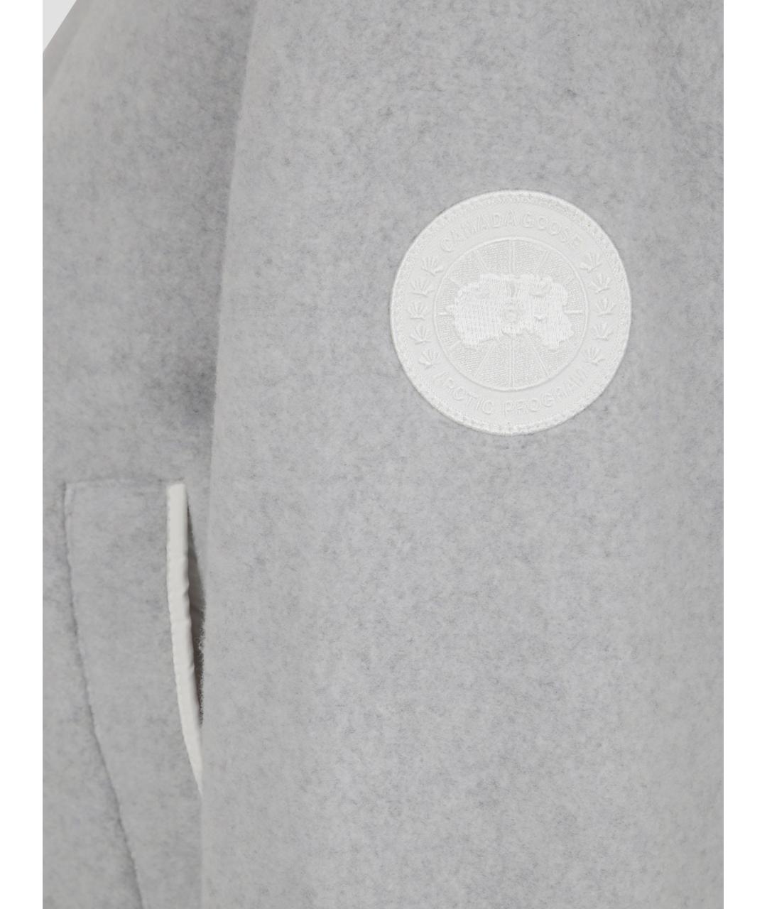 CANADA GOOSE Серая шерстяная куртка, фото 3