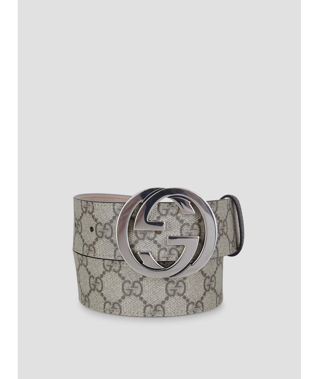 GUCCI Бежевый ремень, фото 3