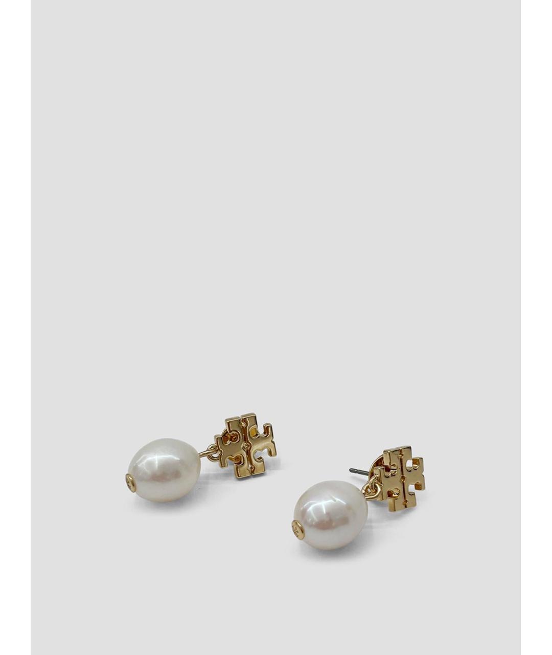 TORY BURCH Золотые металлические серьги, фото 3