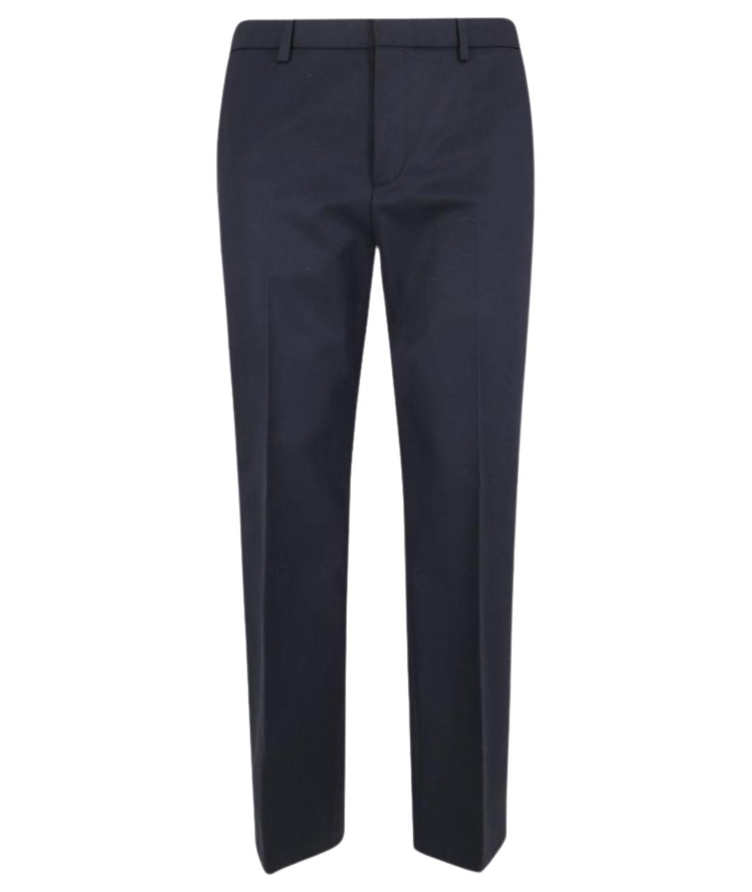 GUCCI Темно-синие хлопковые повседневные брюки, фото 1