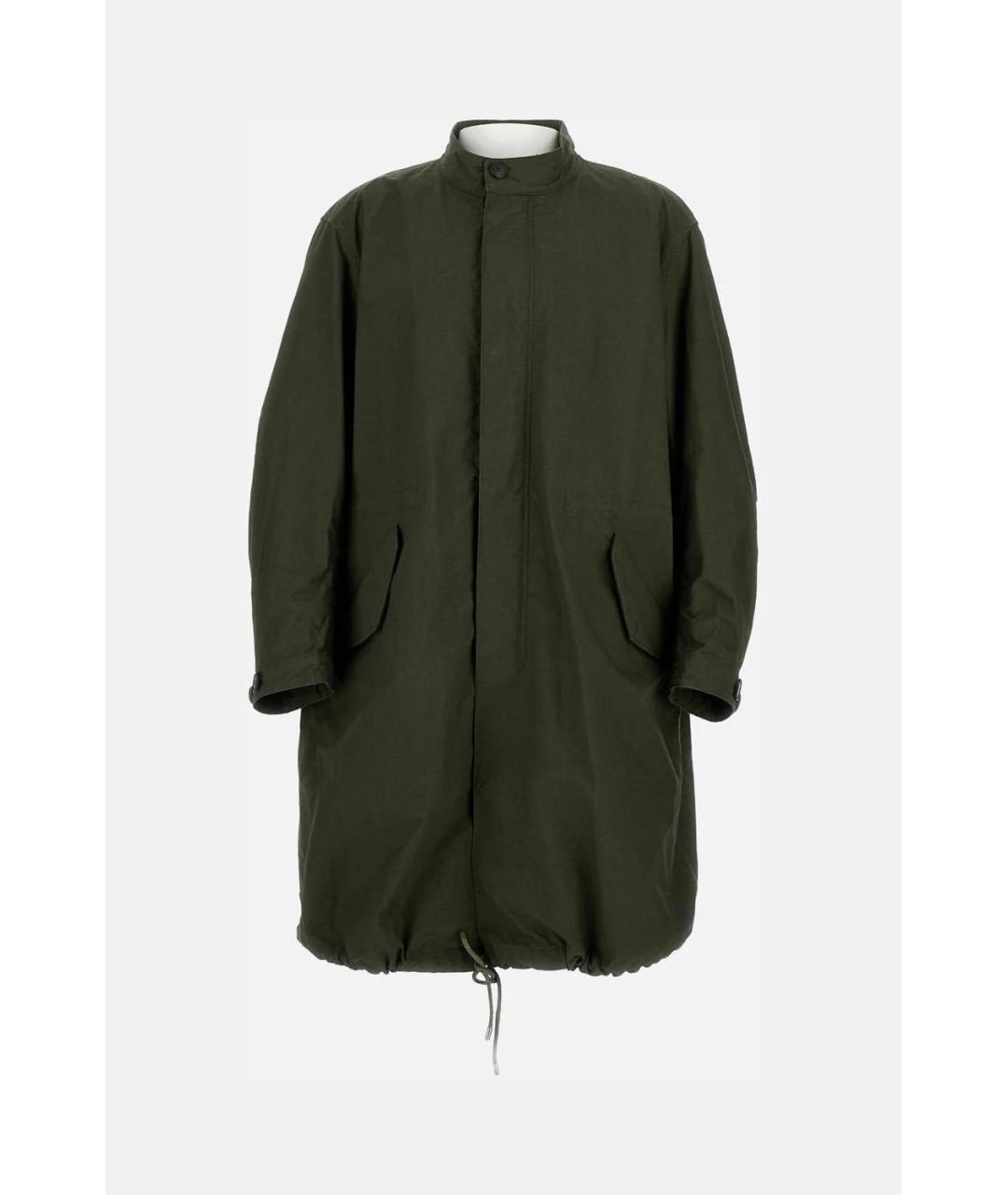 GIVENCHY Хаки хлопко-эластановая парка, фото 4