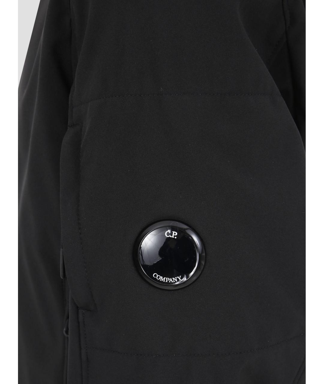 CP COMPANY Черная полиэстеровая куртка, фото 3
