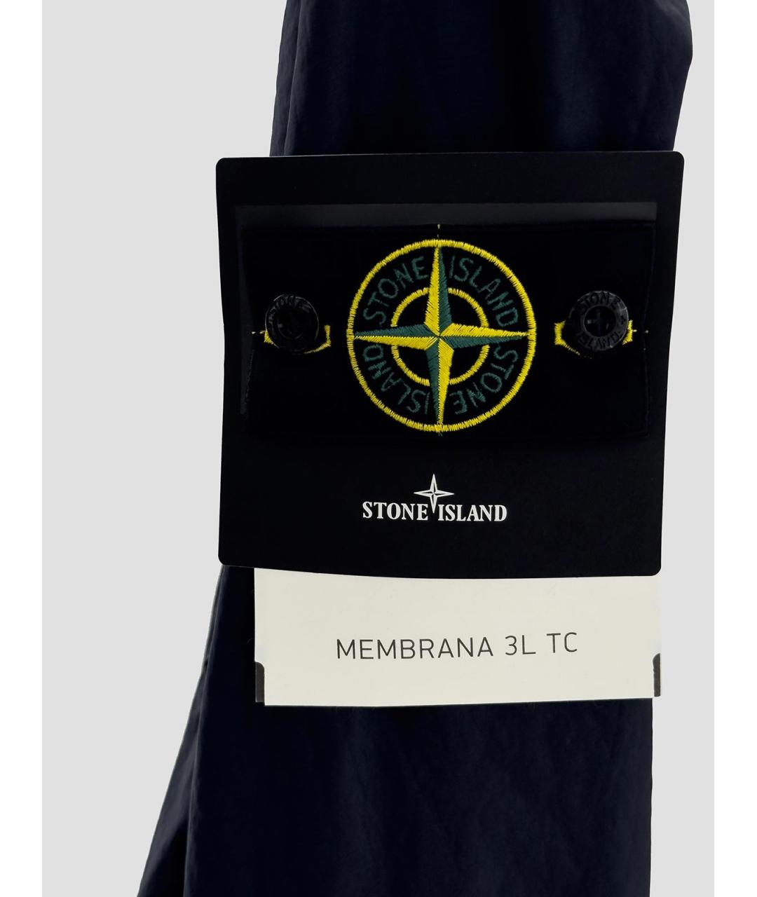 STONE ISLAND Синяя полиамидовая куртка, фото 3