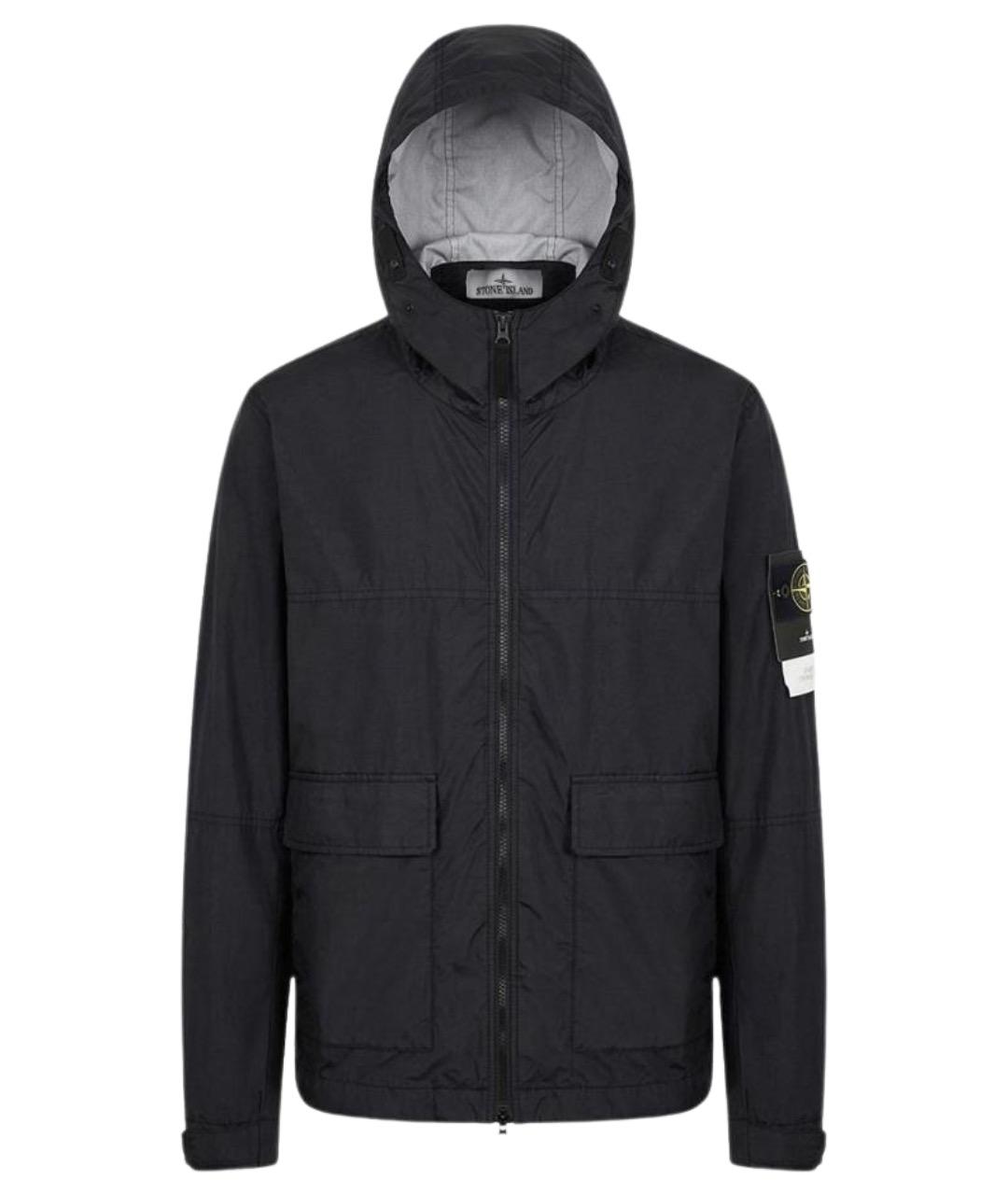 STONE ISLAND Синяя полиамидовая куртка, фото 1