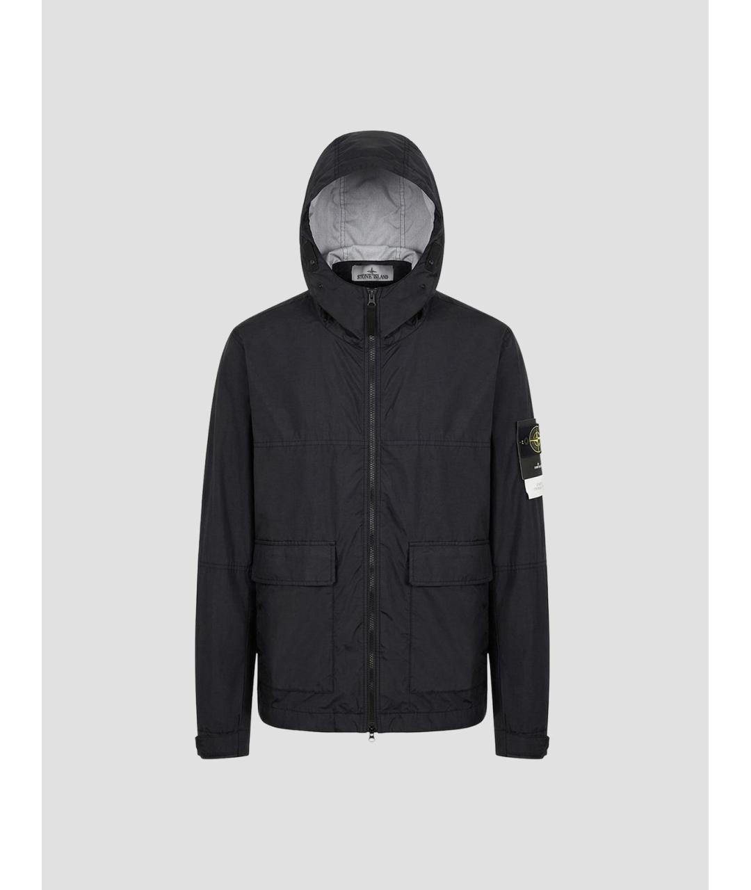 STONE ISLAND Синяя полиамидовая куртка, фото 4