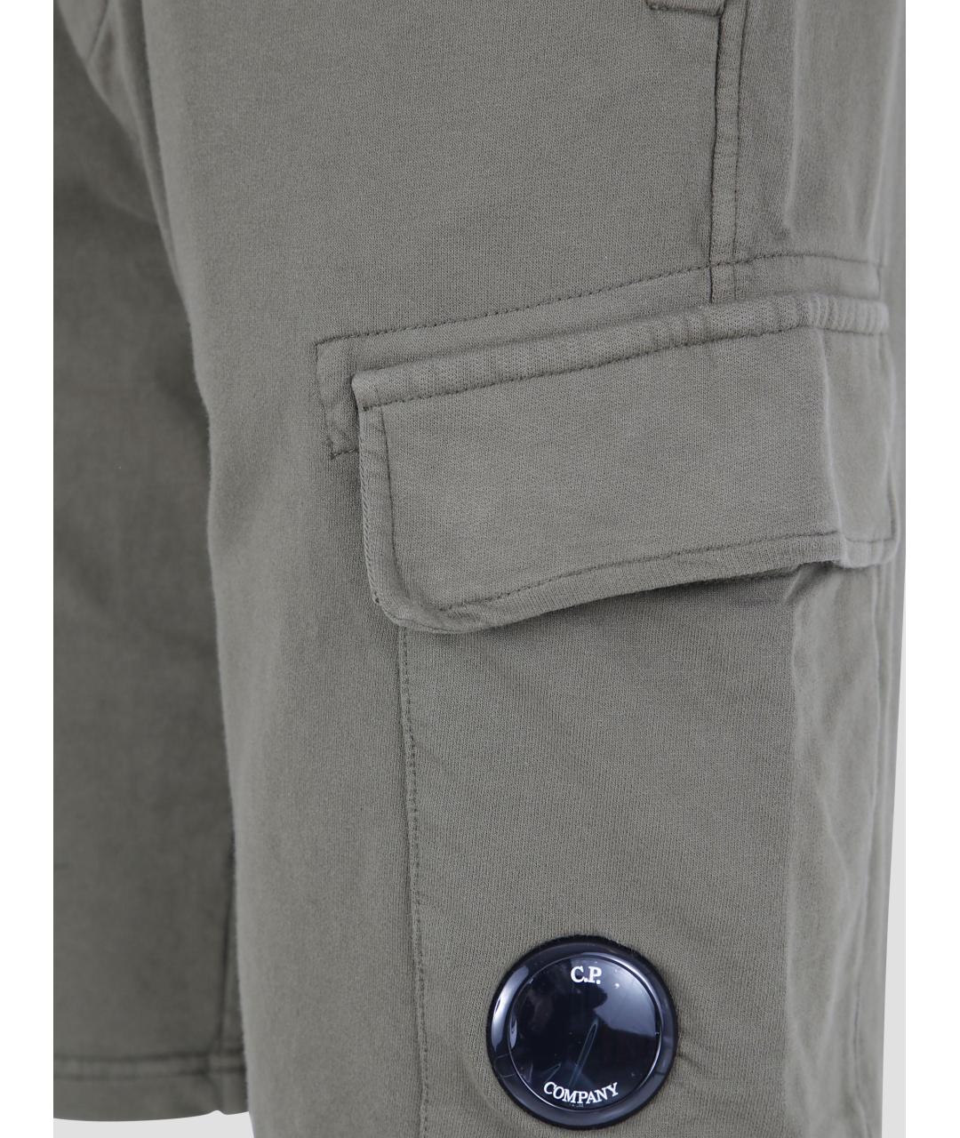 CP COMPANY Зеленые хлопковые шорты, фото 3