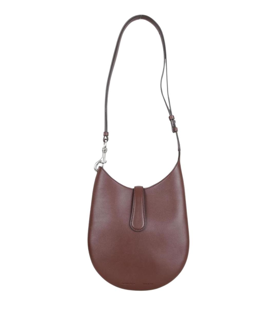 PHOEBE PHILO Коричневая кожаная сумка через плечо, фото 1