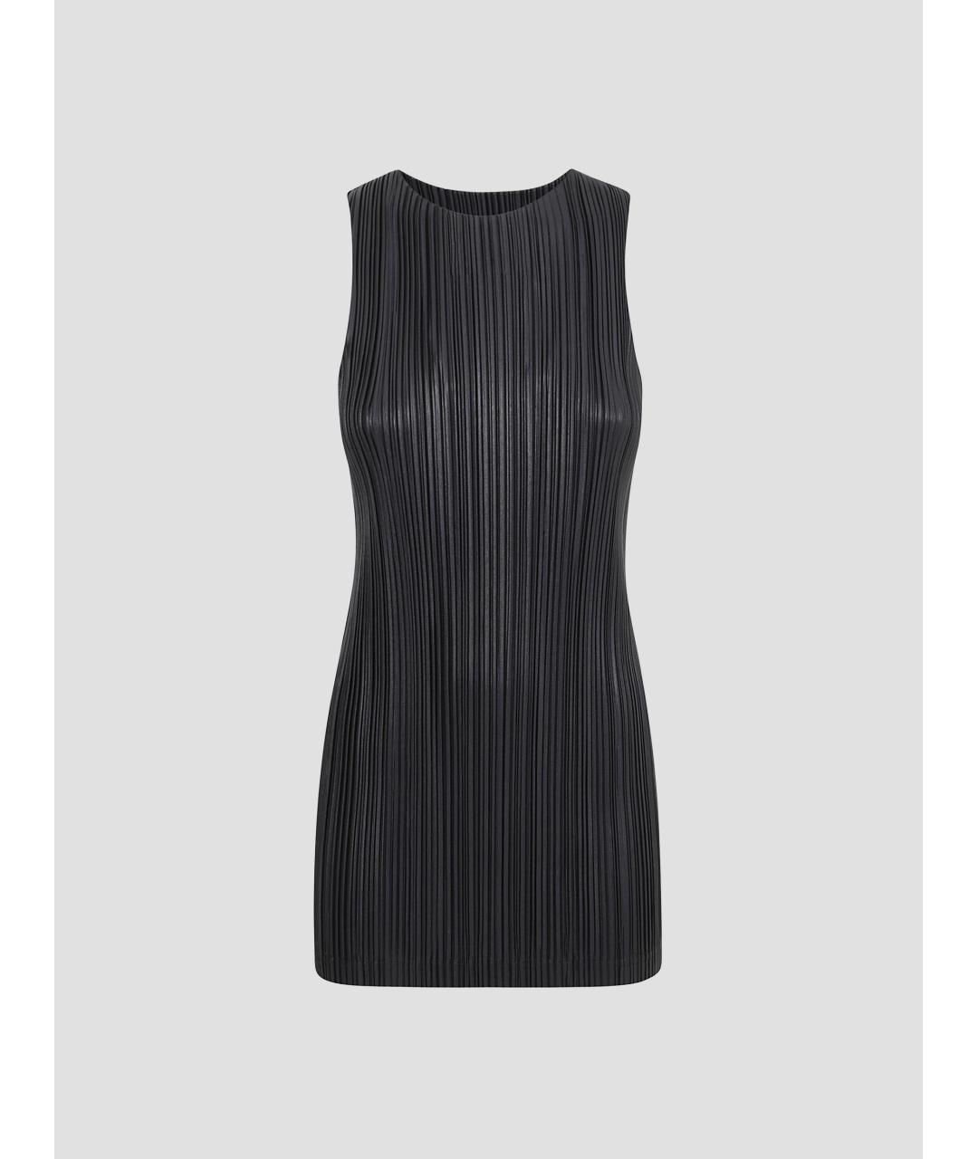 PHOEBE PHILO Черная синтетическая блузы, фото 4