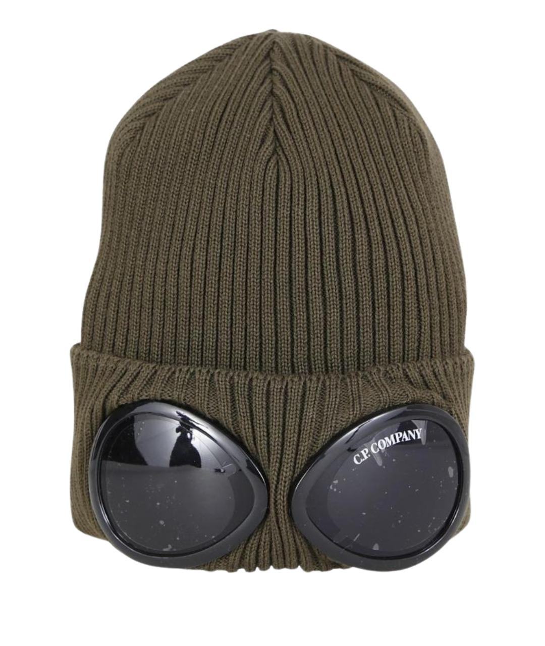 CP COMPANY Зеленая хлопковая шапка, фото 1