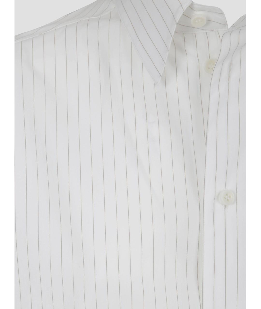 PHOEBE PHILO Белая хлопковая рубашка, фото 3