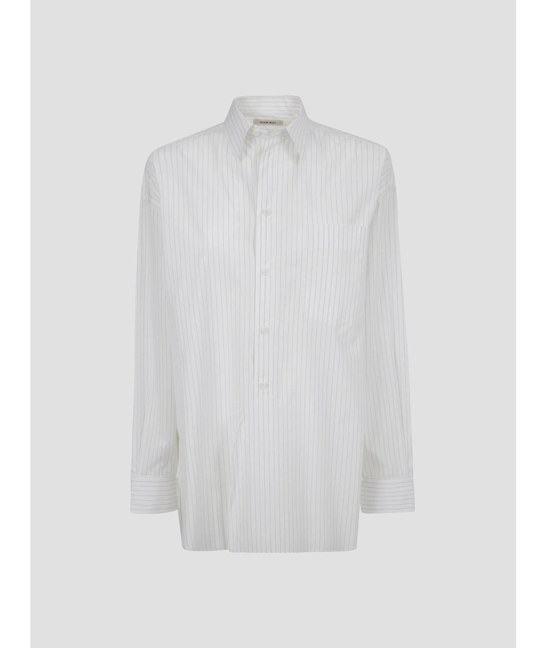 PHOEBE PHILO Белая хлопковая рубашка, фото 4