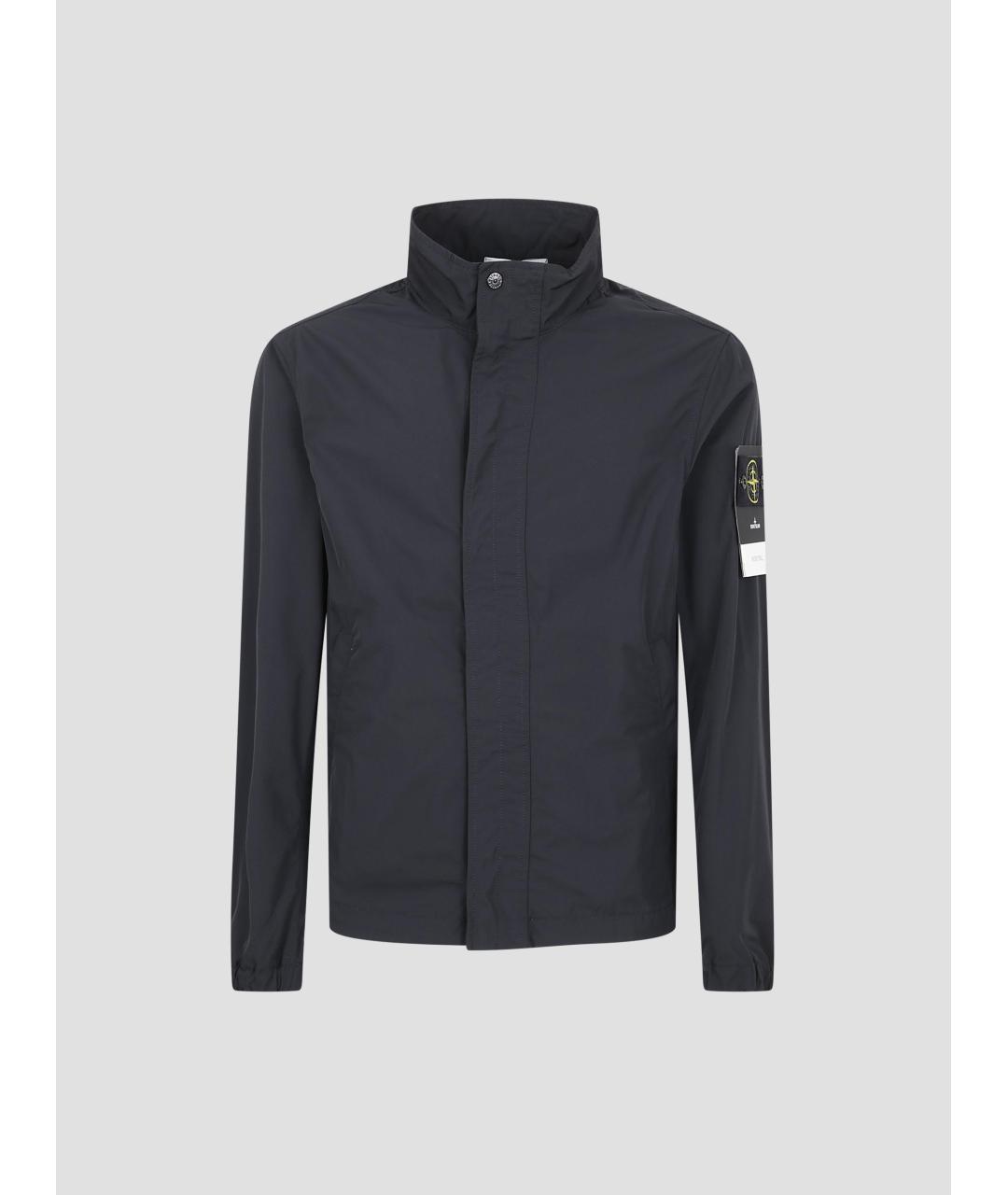 STONE ISLAND Черная полиэстеровая куртка, фото 4