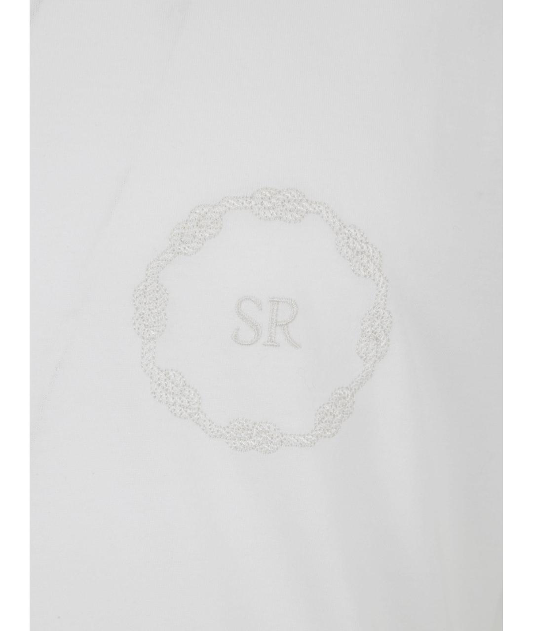 STEFANO RICCI Белая хлопковая футболка, фото 3
