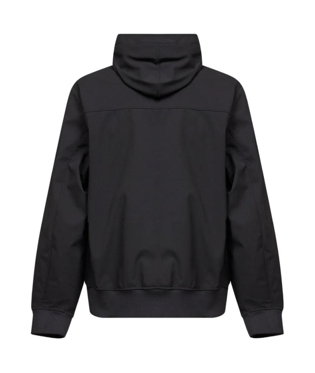 STONE ISLAND Черная полиэстеровая куртка, фото 2