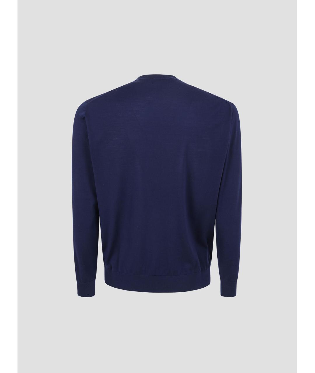 STEFANO RICCI Синий джемпер / свитер, фото 2