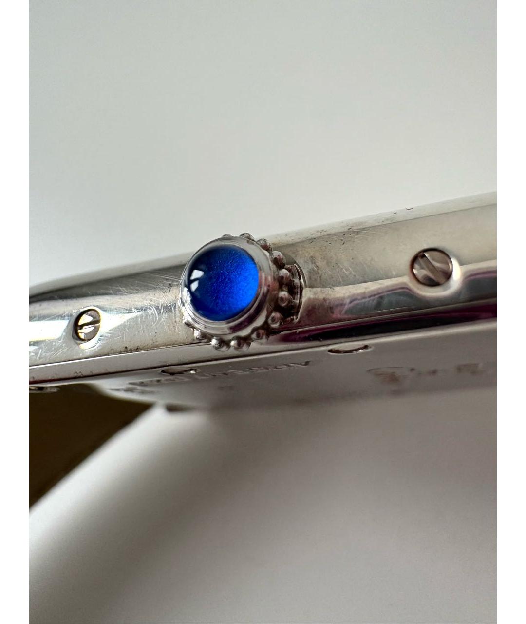 CARTIER Коричневые серебряные часы, фото 5