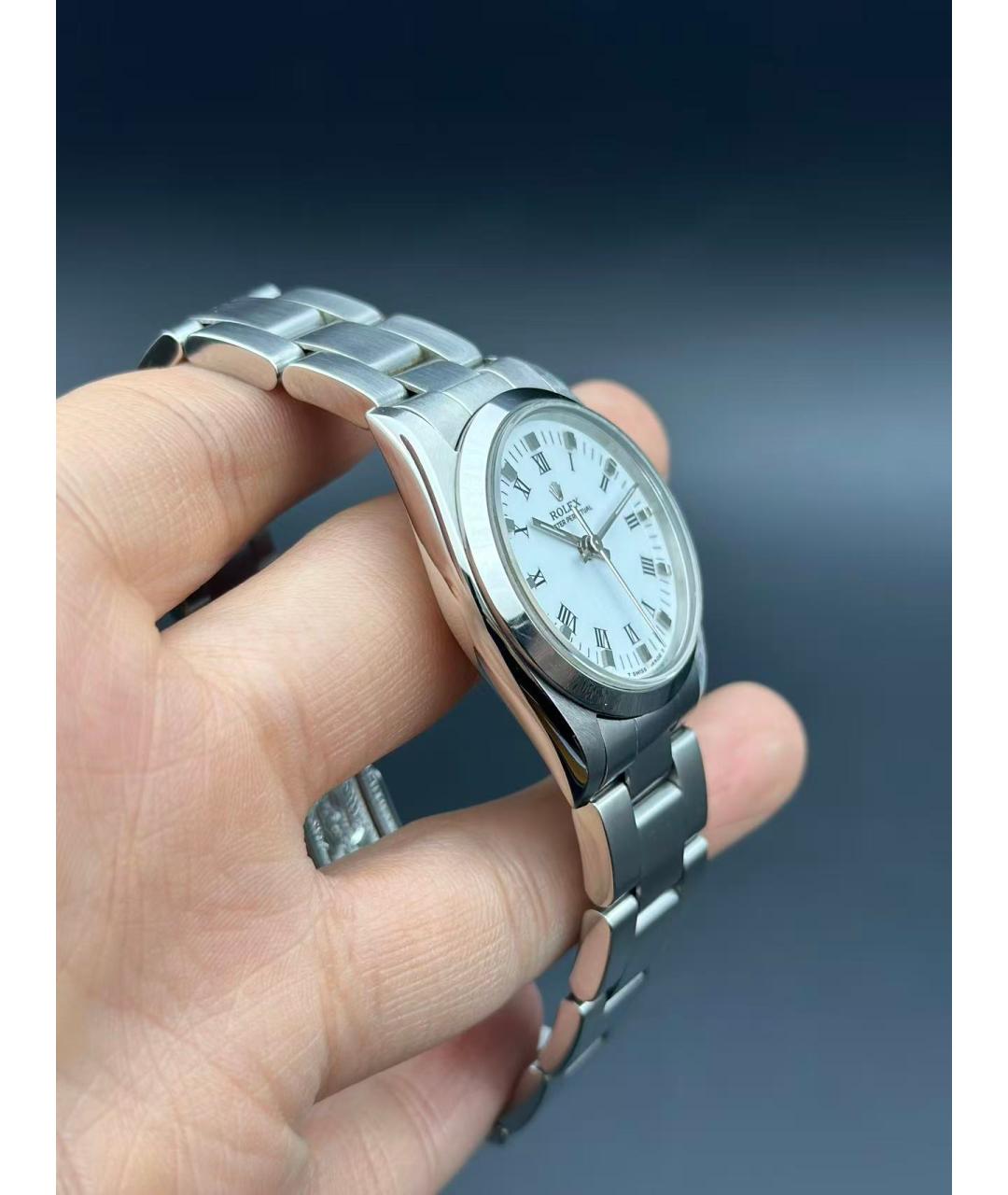 ROLEX Серебряные часы, фото 3