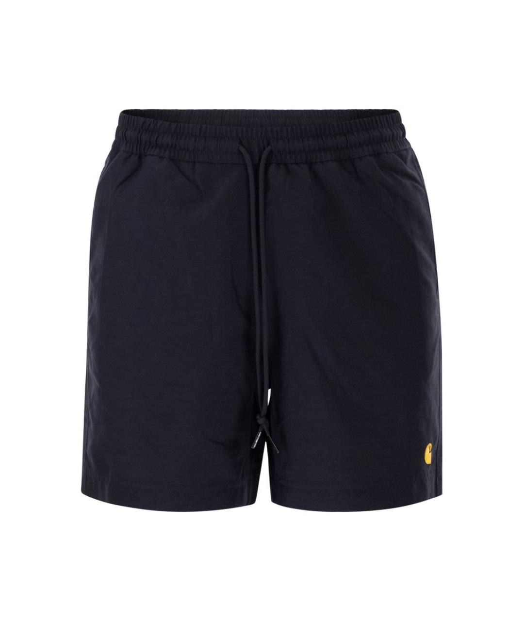 CARHARTT WIP Темно-синие полиэстеровые шорты, фото 1