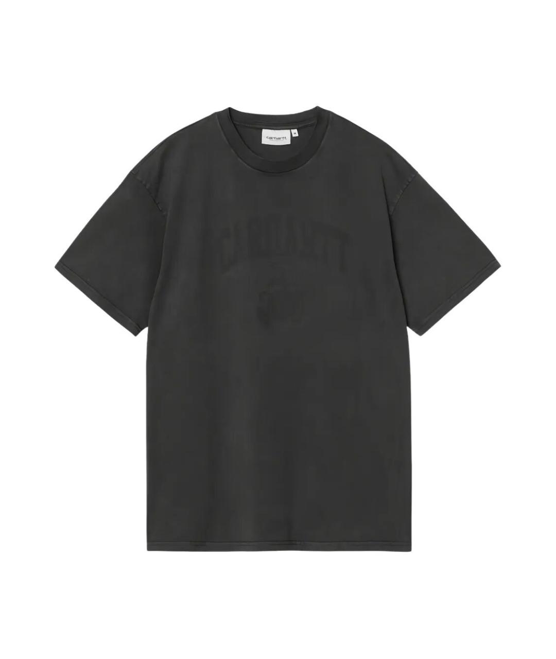 CARHARTT WIP Черная хлопковая футболка, фото 1