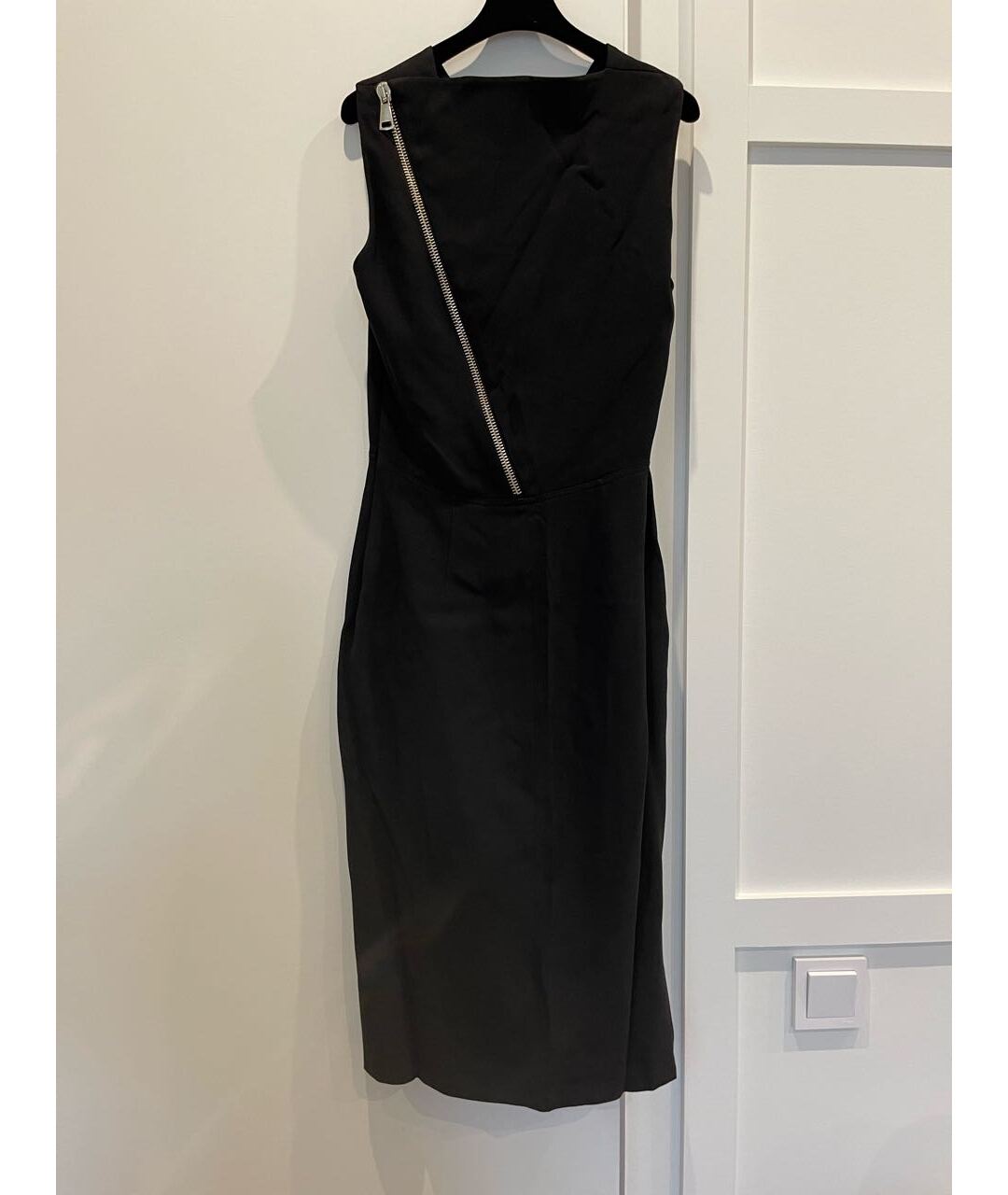 GIVENCHY Черное вискозное повседневное платье, фото 2