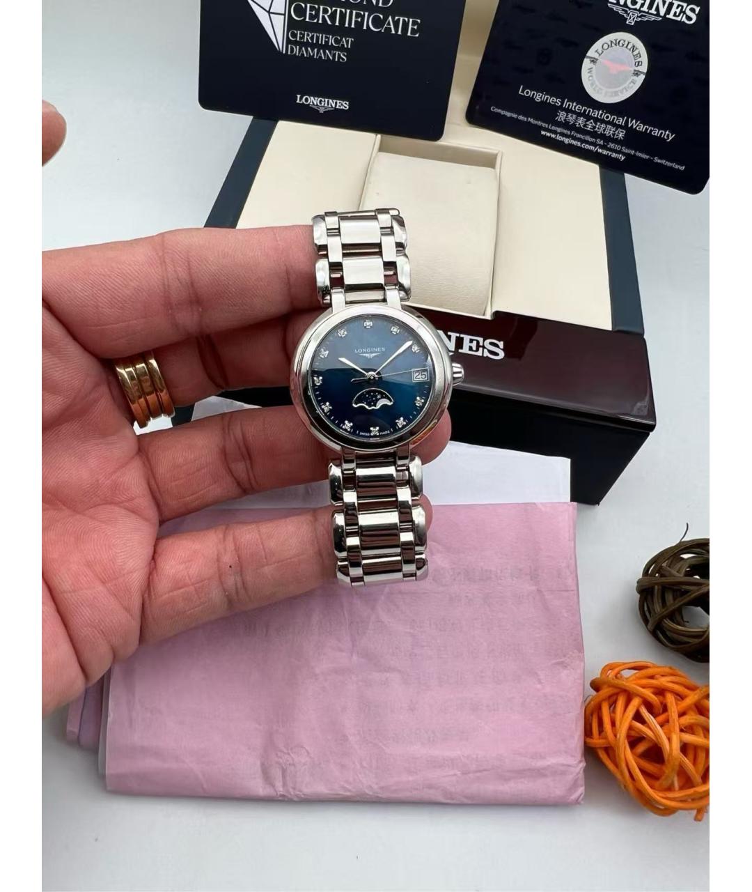 LONGINES Серебряные часы, фото 2