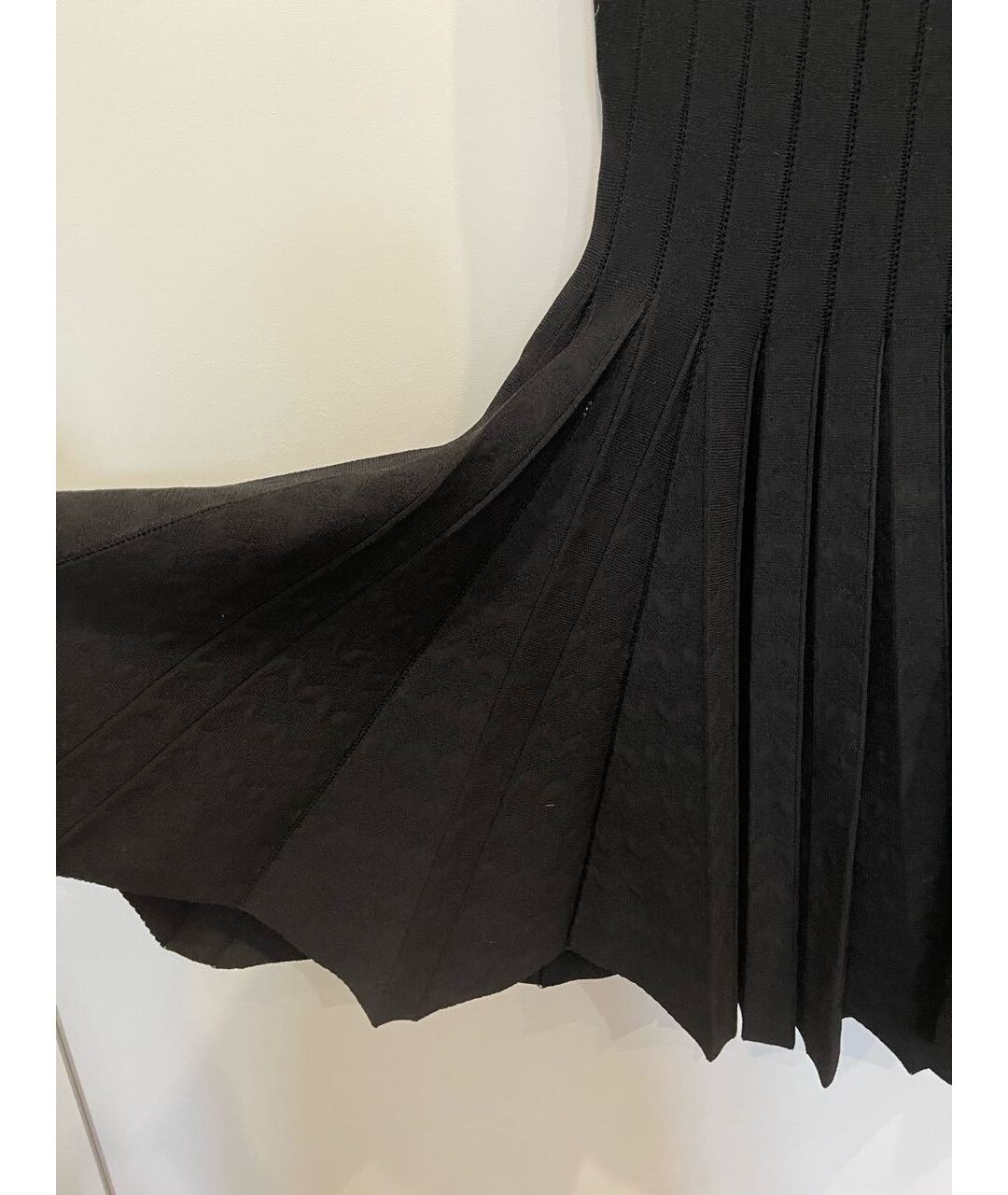 FOREVER UNIQUE Черное вискозное повседневное платье, фото 4
