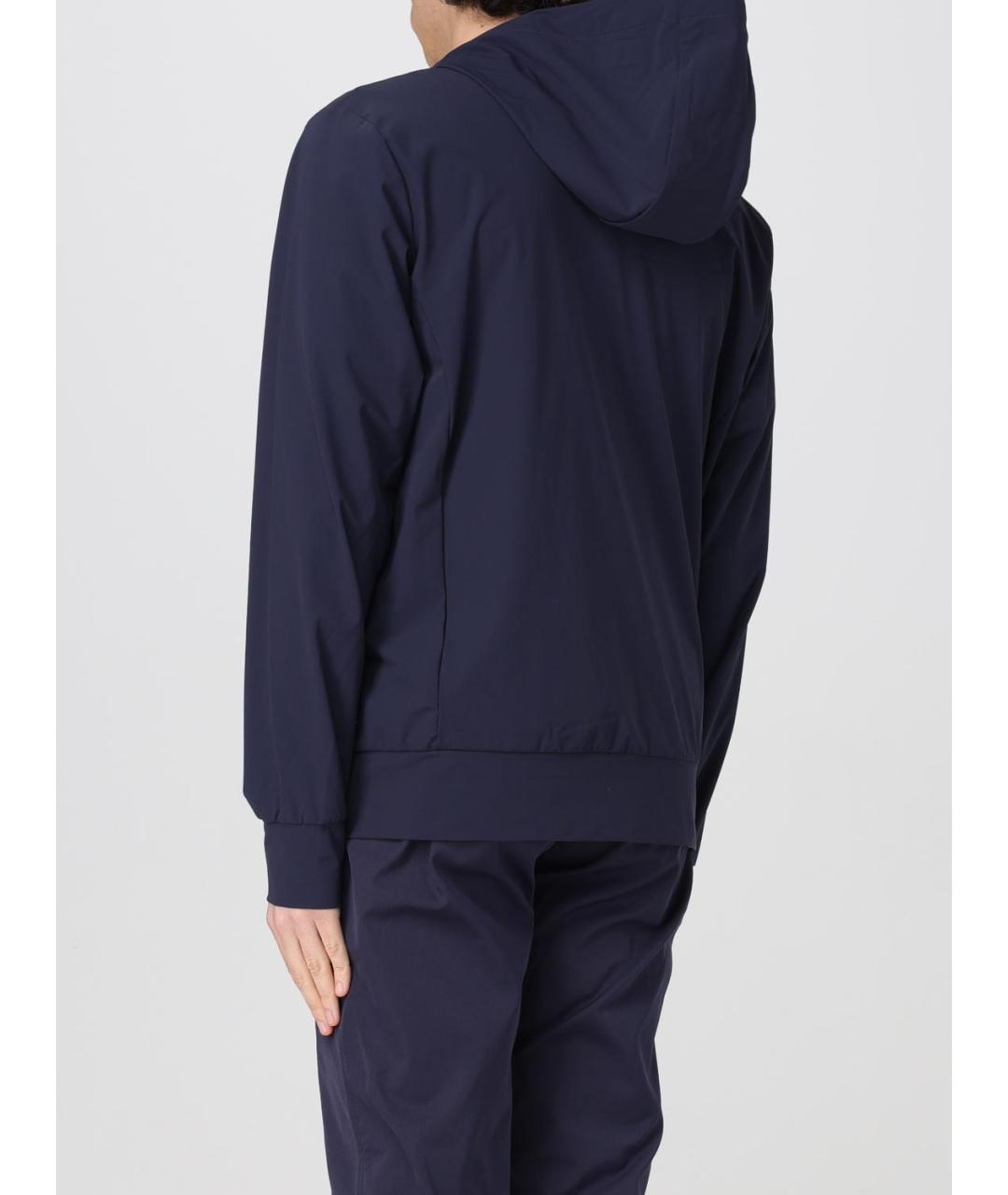 SAVE THE DUCK Синяя полиамидовая куртка, фото 2