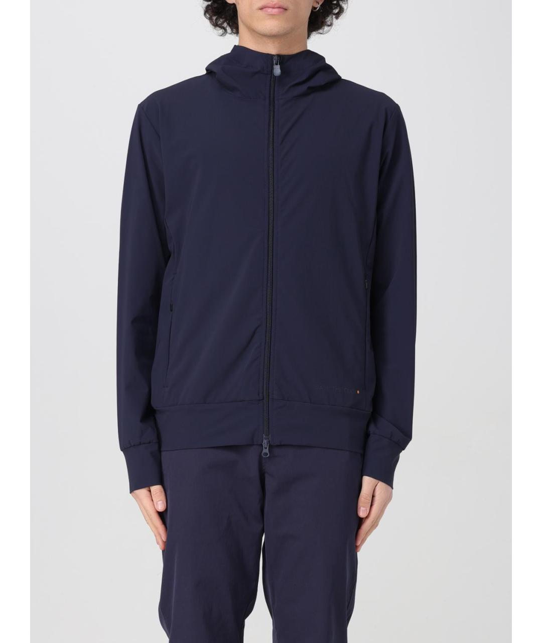 SAVE THE DUCK Синяя полиамидовая куртка, фото 5